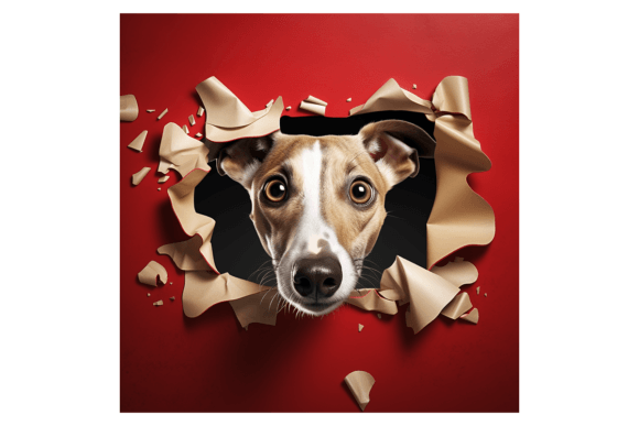 Christmas Whippet Broken Wall 2: Festive Illustrations