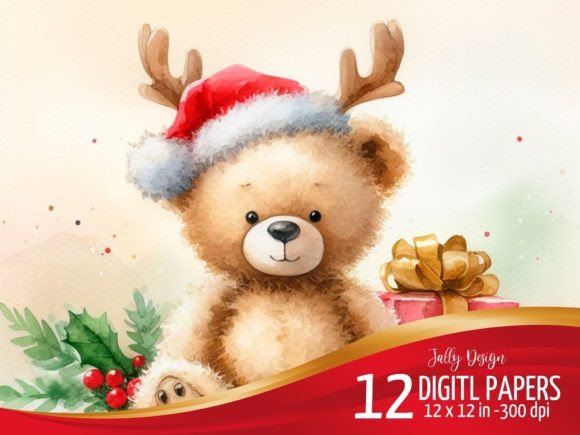 Cute Teddy Bear at Christmas Images: A Designer's Review