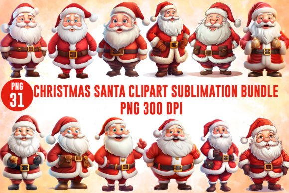 Review: Christmas Santa Clipart Sublimation & Illustrations