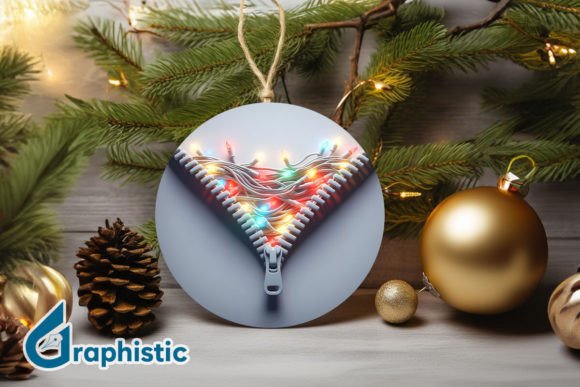 Unzipped 3D Christmas Ornament PNG 07 Review